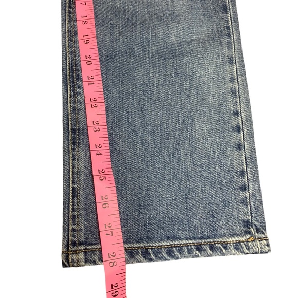 Kancan Straight Leg Blue Jeans Wonen’s Size 28 Distressed High Rise - Picture 7 of 10